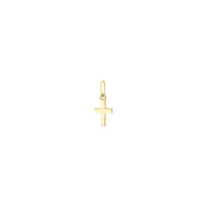 pingente pequeno cruz ouro 18k