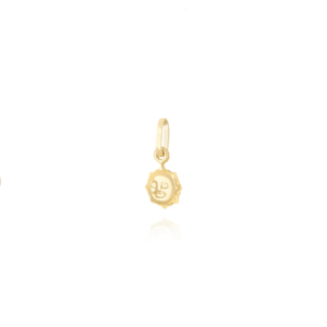 pingente sol ouro 18k