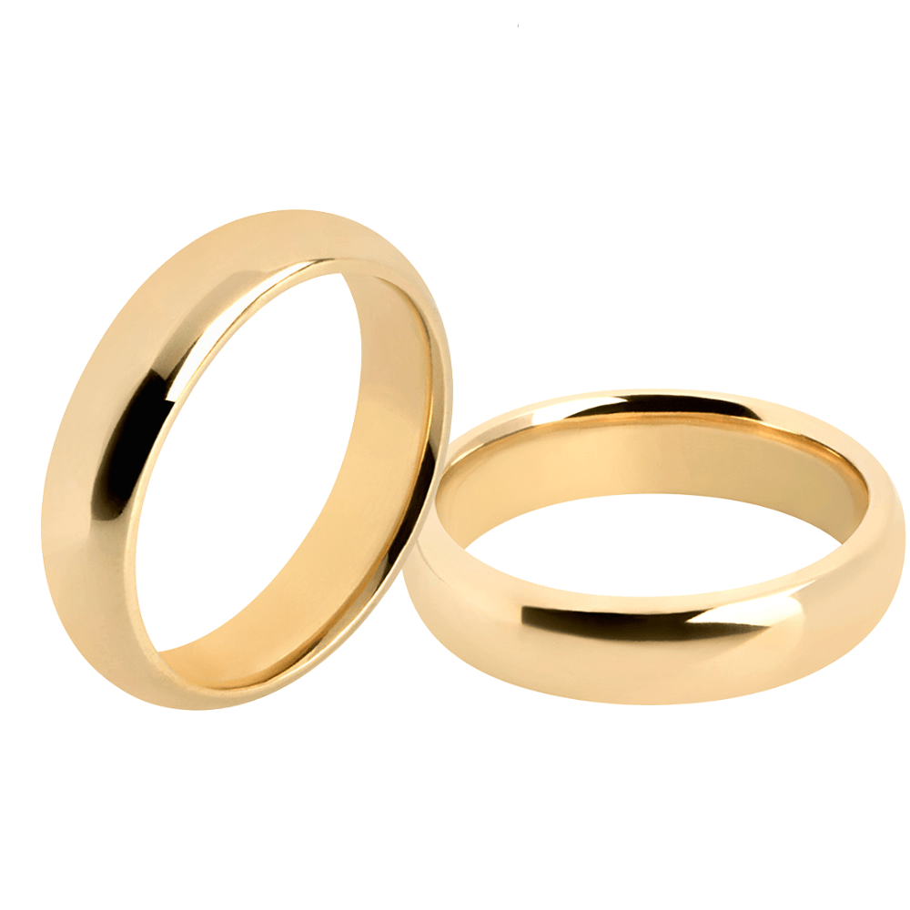 Alianças de Casamento Ouro 18K